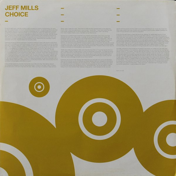 Jeff Mills - Azuli Presents Jeff Mills - Choice - A Collection Of Classics | Azuli Records (AZLP29) - 4 Jeff Mills - Azuli Presents Jeff Mills - Choice - A Collection Of Classics | Azuli Records (AZLP29) - 4