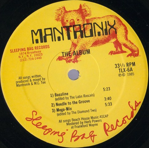 Mantronix - The Album | Sleeping Bag Records (TLX-6) - 3