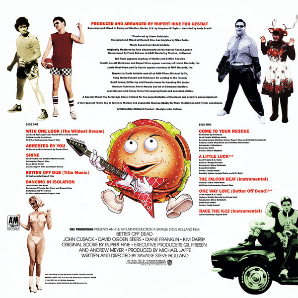Various - Better Off Dead - Original A&M Soundtrack | A&M Records (SP-5071) - 2