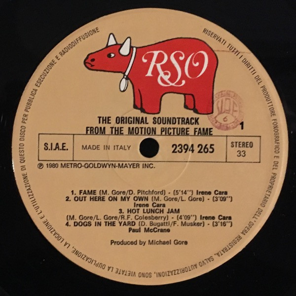 Various - Fame = Saranno Famosi - Colonna Sonora Originale Del Film | RSO (2394 265) - 3 Various - Fame = Saranno Famosi - Colonna Sonora Originale Del Film | RSO (2394 265) - 3