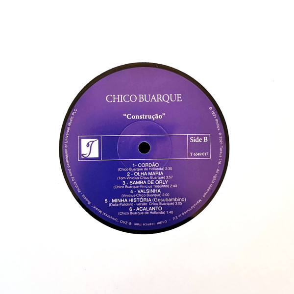 Chico Buarque - Construção | Tarkus Ltd. (T 6349 017) - 4 Chico Buarque - Construção | Tarkus Ltd. (T 6349 017) - 4
