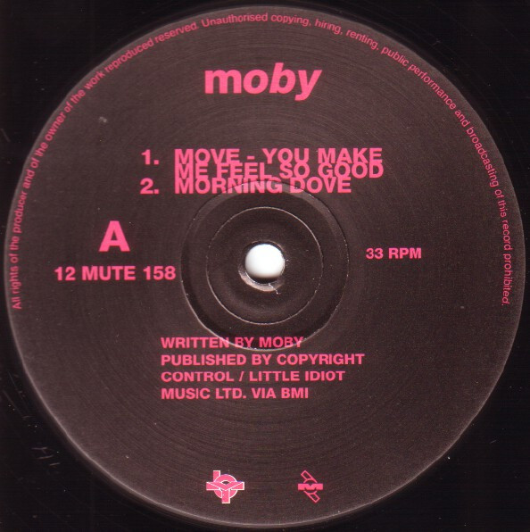 Moby - Move - The E.P. | Mute (12 MUTE 158) - 3