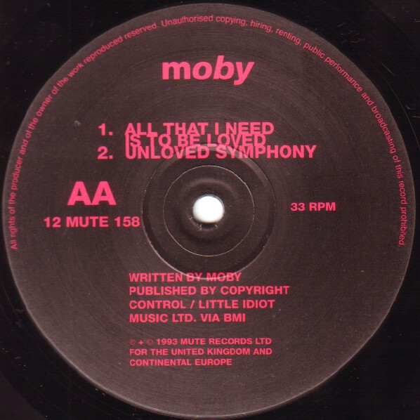Moby - Move - The E.P. | Mute (12 MUTE 158) - 4