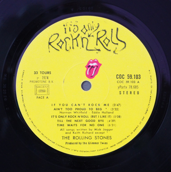 The Rolling Stones - It's Only Rock 'N Roll | Rolling Stones Records (COC 59 103) - 3