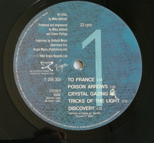 Mike Oldfield - Discovery | Virgin (T 206 300) - 2