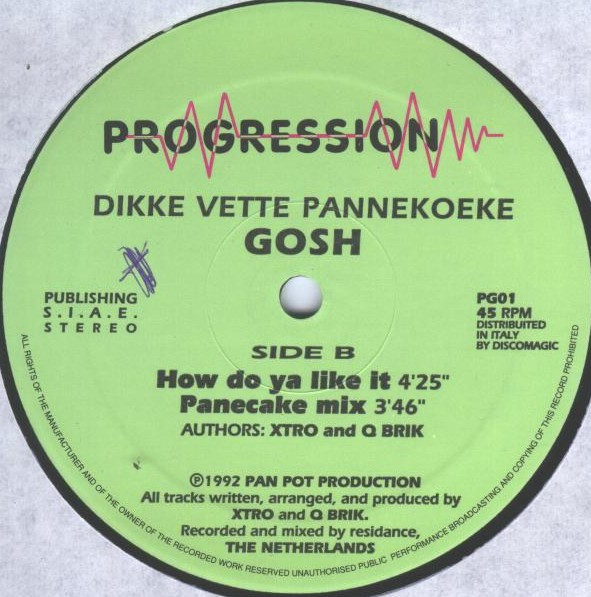 Gosh - Dikke Vette Pannekoeke | Progression (PG 01) - 4 Gosh - Dikke Vette Pannekoeke | Progression (PG 01) - 4