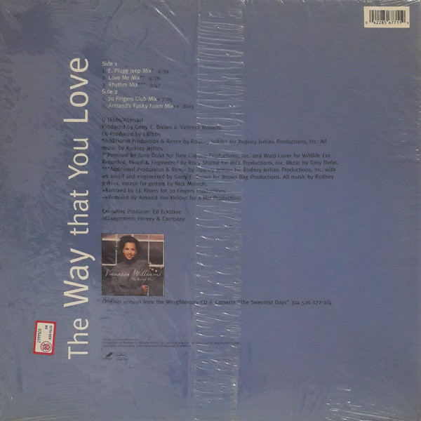 Vanessa Williams - The Way That You Love | Mercury (856 771-1) - 3