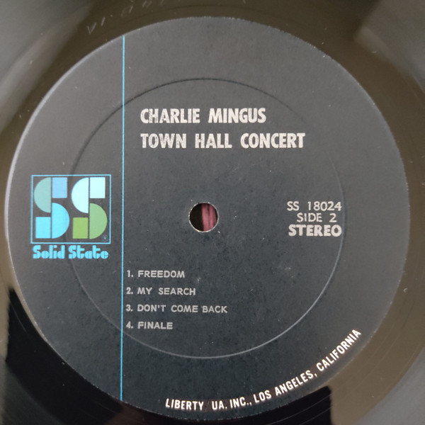 Charles Mingus - Town Hall Concert | Solid State Records (SS 18024) - 2