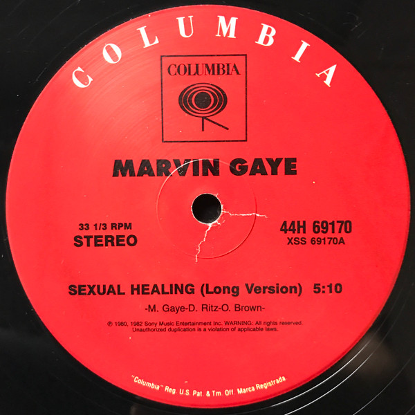 Marvin Gaye / Rodney Franklin - Sexual Healing / The Groove | Columbia (44H 69170)