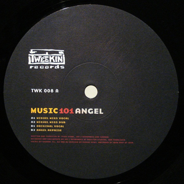 Music 101 - Angel | Tweekin Records (TWK 008) - 3 Music 101 - Angel | Tweekin Records (TWK 008) - 3