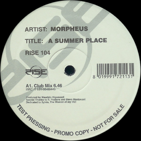 Morpheus - A Summer Place | Rise (RISE 104)