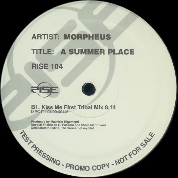 Morpheus - A Summer Place | Rise (RISE 104) - 2