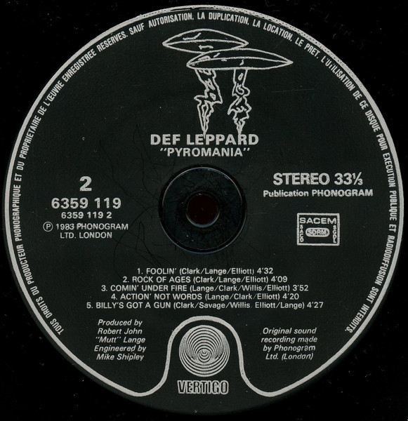 Def Leppard - Pyromania | Vertigo (6359 119) - 4