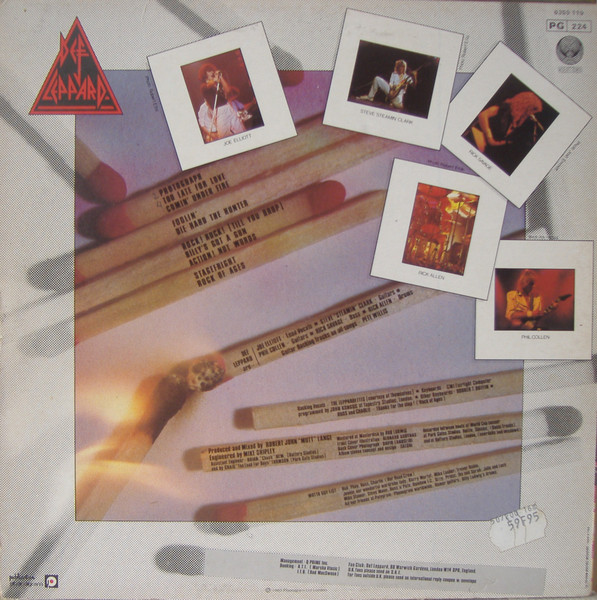 Def Leppard - Pyromania | Vertigo (6359 119) - 2