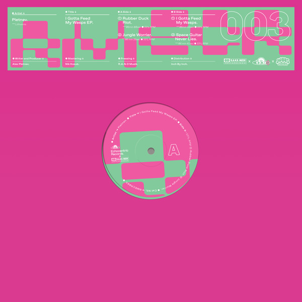 Pletnev - I Gotta Feed My Wasps EP | R.A.N.D. Muzik x Echocentric (RMECR003) - main