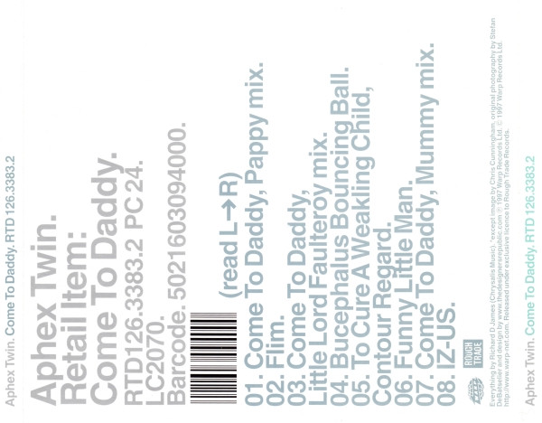 Aphex Twin - Come To Daddy | Warp Records (RTD 126.3383.2) - 2