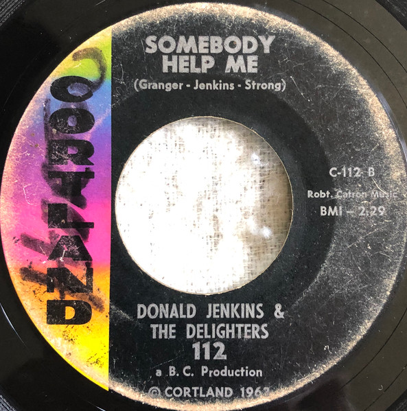 Donald Jenkins & The Delighters - Adios (My Secret Love) | Cortland (C-112) - 2