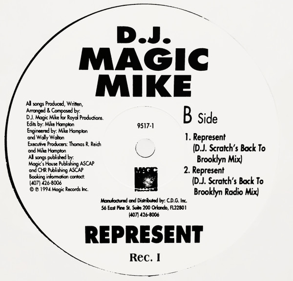 DJ Magic Mike - Represent | Magic Records (9517-1) - 2 DJ Magic Mike - Represent | Magic Records (9517-1) - 2