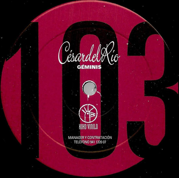César Del Rio - Géminis | Kidesol Records (KDS 103) - 4 César Del Rio - Géminis | Kidesol Records (KDS 103) - 4