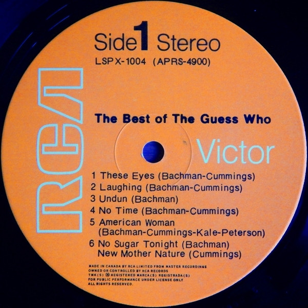 The Guess Who - The Best Of The Guess Who | RCA Victor (LSPX-1004) - 4