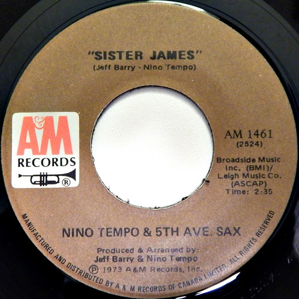 Nino Tempo & 5th Ave. Sax - Sister James / Clair De Lune (In Jazz) | A&M Records (AM 1461) - main Nino Tempo & 5th Ave. Sax - Sister James / Clair De Lune (In Jazz) | A&M Records (AM 1461) - main