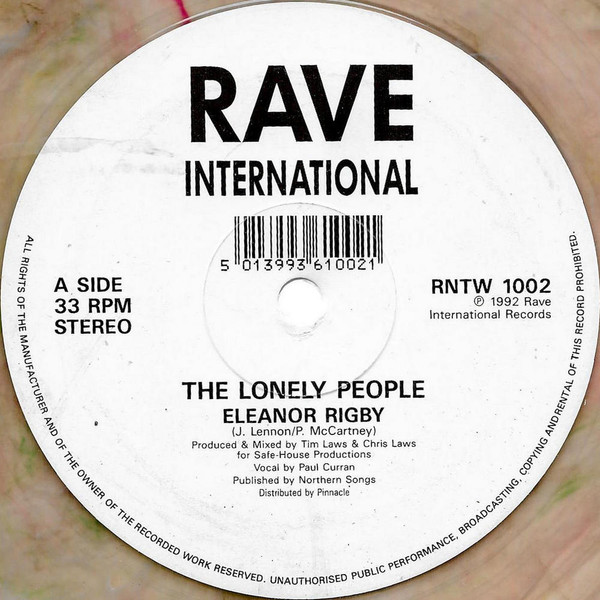 The Lonely People - Eleanor Rigby | Rave International Records (RNTW 1002)