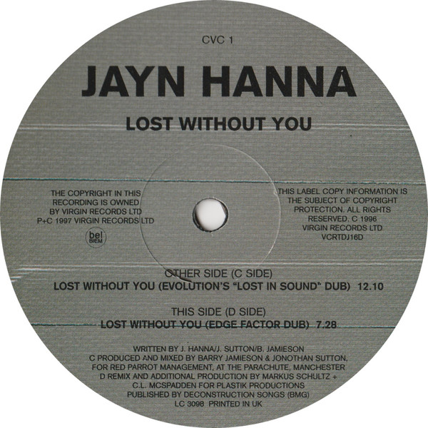 Jayn Hanna - Lost Without You | VC Recordings (VCRTDJ 16) - 4 Jayn Hanna - Lost Without You | VC Recordings (VCRTDJ 16) - 4