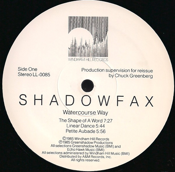 Shadowfax - Watercourse Way | Lost Lake Arts (LL-0085) - 3 Shadowfax - Watercourse Way | Lost Lake Arts (LL-0085) - 3