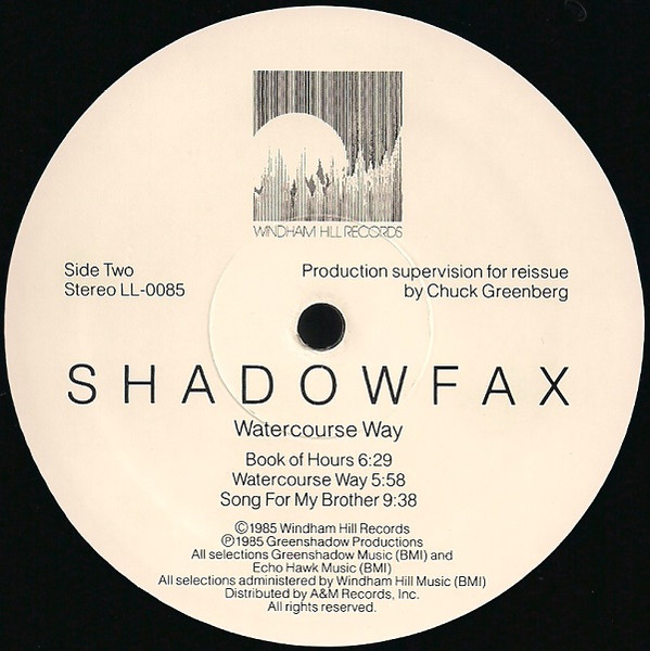 Shadowfax - Watercourse Way | Lost Lake Arts (LL-0085) - 4 Shadowfax - Watercourse Way | Lost Lake Arts (LL-0085) - 4
