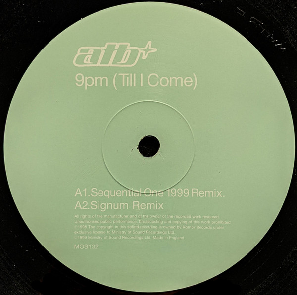 ATB - 9pm (Till I Come) | Sound Of Ministry (MOS132) - 3
