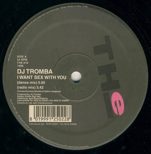 DJ Tromba - I Want Sex With You | THe (THE 016)