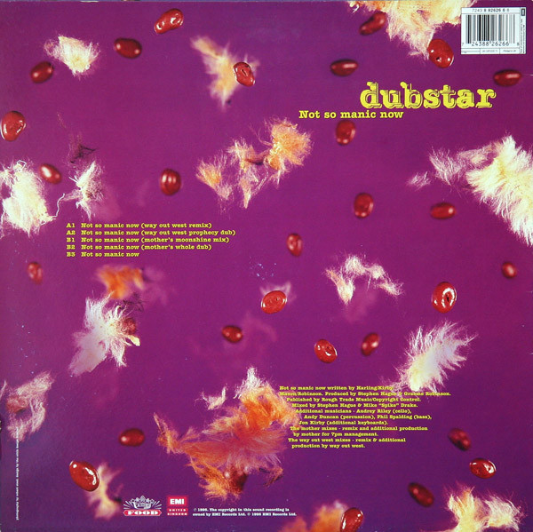 Dubstar - Not So Manic Now | Food (12FOOD 71) - 2