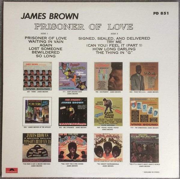 James Brown - Prisoner Of Love | Polydor (PD 851) - 2 James Brown - Prisoner Of Love | Polydor (PD 851) - 2