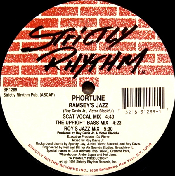 Phortune - Lose Control / Ramsey's Jazz | Strictly Rhythm (SR1289) - 2