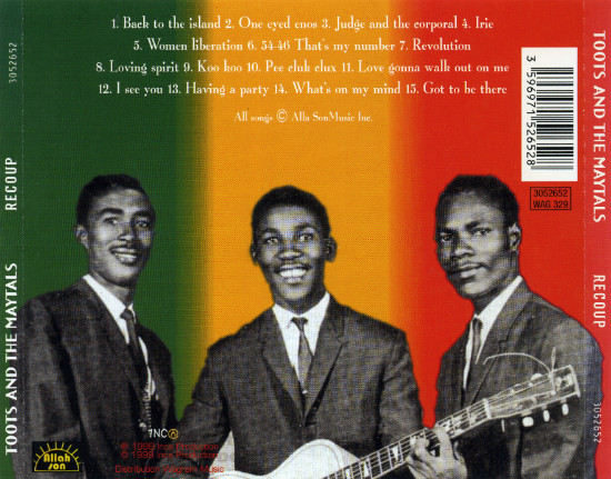 Toots & The Maytals - Recoup | Inca Production (3052652) - 2