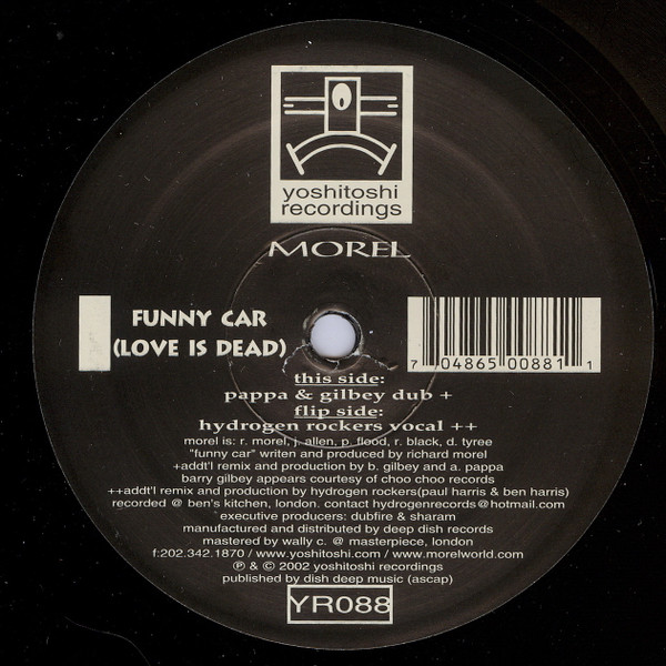 Morel - Funny Car (Love Is Dead) | Yoshitoshi Recordings (YR088) - 3