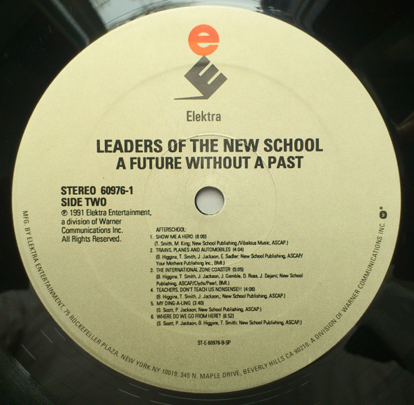 Leaders Of The New School - A Future Without A Past | Elektra (9 60976-1) - 4