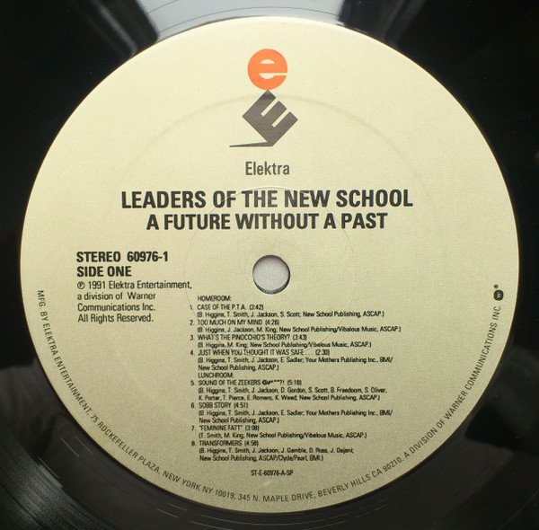 Leaders Of The New School - A Future Without A Past | Elektra (9 60976-1) - 3