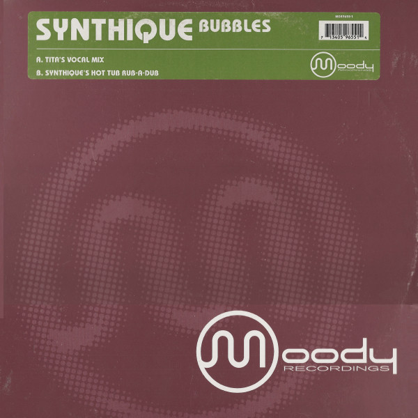 Synthique - Bubbles | Moody Recordings (MDR9655-1) Synthique - Bubbles | Moody Recordings (MDR9655-1)