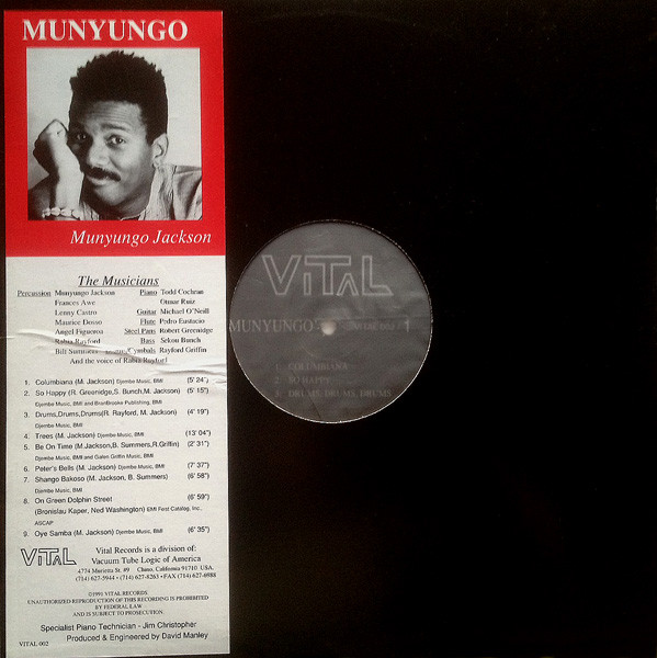 Munyungo Jackson - Munyungo | Vital Records (VITAL 002) Munyungo Jackson - Munyungo | Vital Records (VITAL 002)
