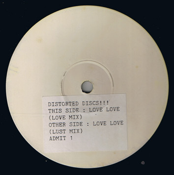Admit 1 - Love Love | Distorted Discs (12 BOUM 102) - main