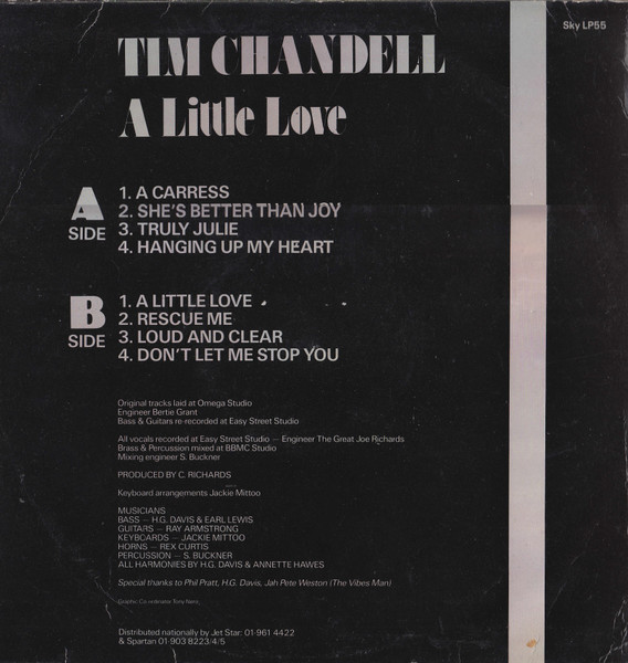 Tim Chandell - A Little Love | Sky Note (SKY LP 55) - 2 Tim Chandell - A Little Love | Sky Note (SKY LP 55) - 2