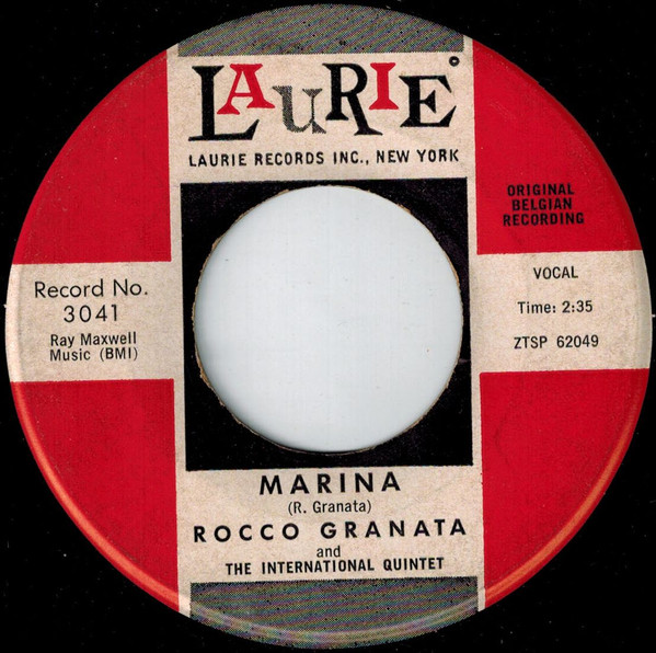 Rocco Granata Und Sein Quintetto Italiano - Marina / Manuela | Laurie Records (3041)
