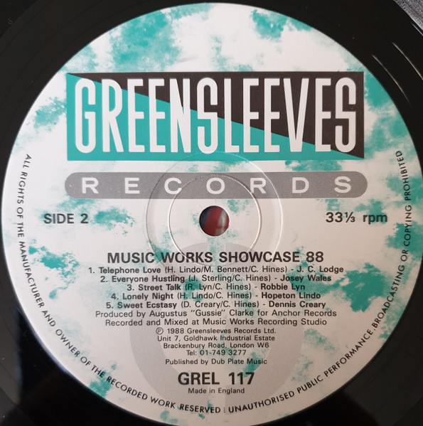 Various - Music Works Showcase 88 | Greensleeves Records (GREL 117) - 4