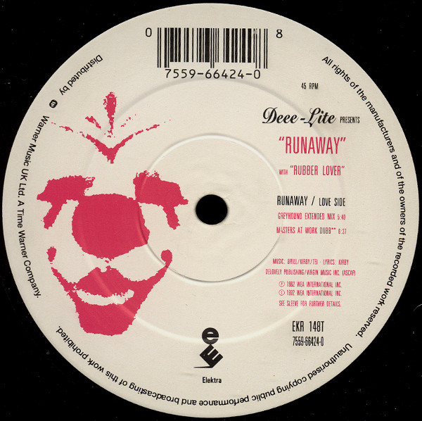 Deee-Lite - Runaway / Rubber Lover | Elektra (EKR 148T) - 3 Deee-Lite - Runaway / Rubber Lover | Elektra (EKR 148T) - 3