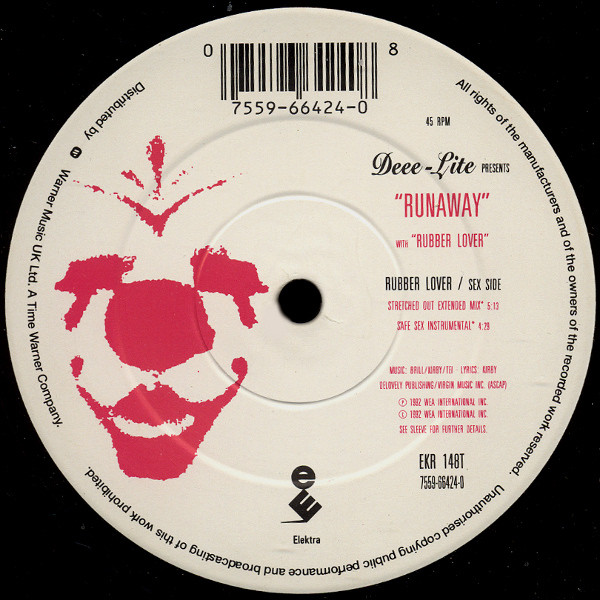 Deee-Lite - Runaway / Rubber Lover | Elektra (EKR 148T) - 4 Deee-Lite - Runaway / Rubber Lover | Elektra (EKR 148T) - 4