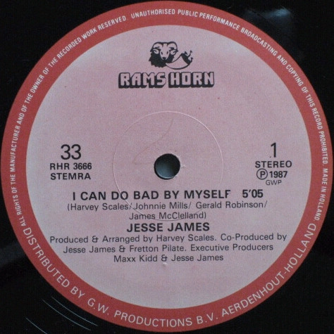 Jesse James - I Can Do Bad Myself | Rams Horn Records (RHR 3666)