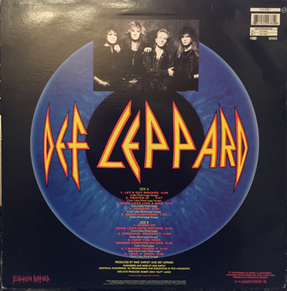 Def Leppard - Adrenalize | Bludgeon Riffola (510 978-1) - 2