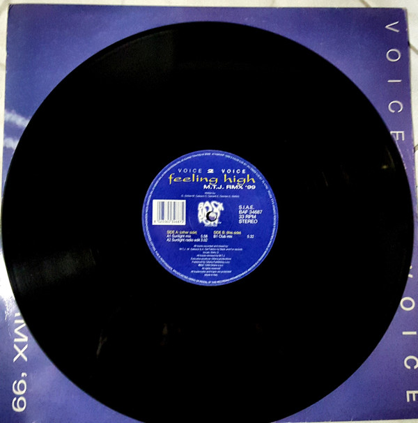 Voice 2 Voice - Feeling High (M.T.J. Rmx '99) | Back And For Records (BAF 34687)