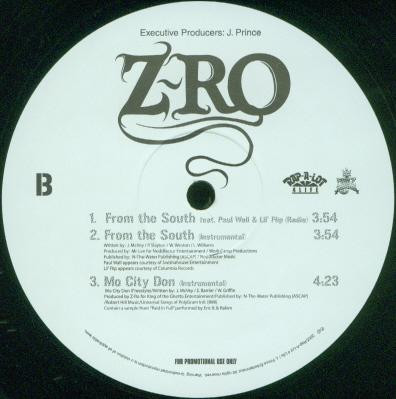 Z-Ro - Platinum / Mo City Don / From The South | Rap-A-Lot 4 Life (1082-52046-1) - 2 Z-Ro - Platinum / Mo City Don / From The South | Rap-A-Lot 4 Life (1082-52046-1) - 2